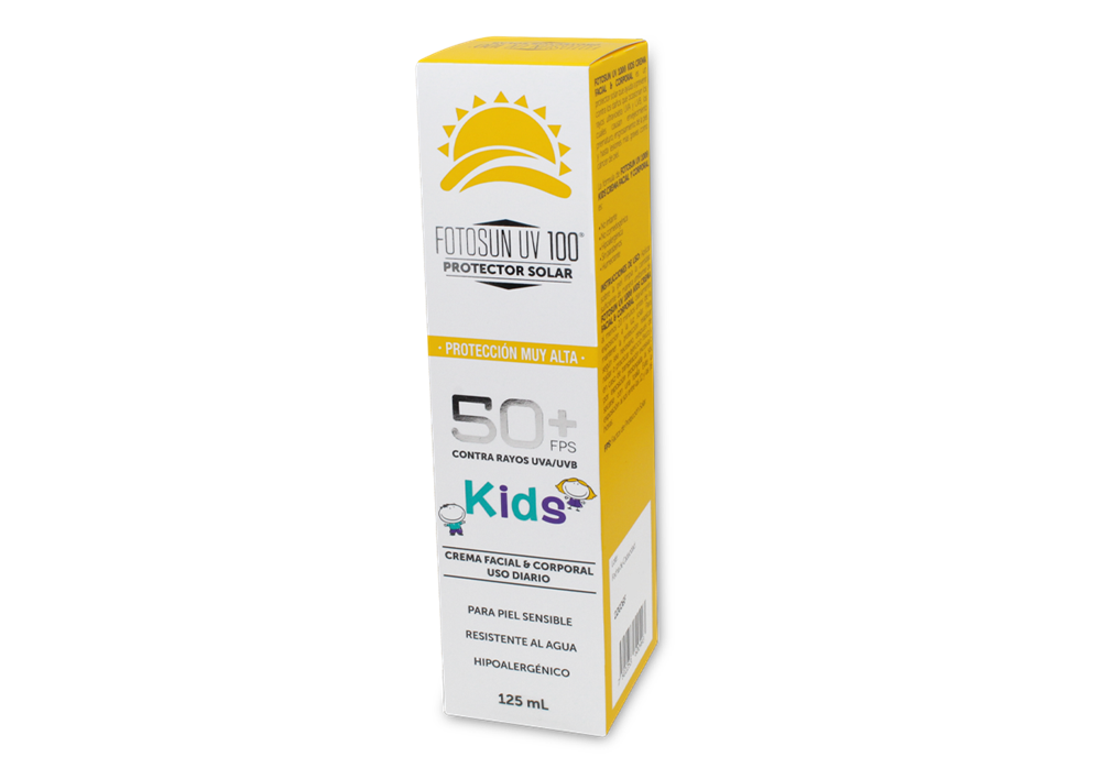 FOTOSUN UV 100 KIDS FPS 50+ CREMA 125 ML