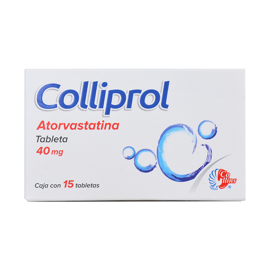 COLLIPROL (ATORVASTATINA 40MG) 15TABS