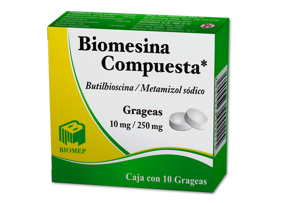 BIOMESINA COMPUESTA 10 GRAG 250/10 MG