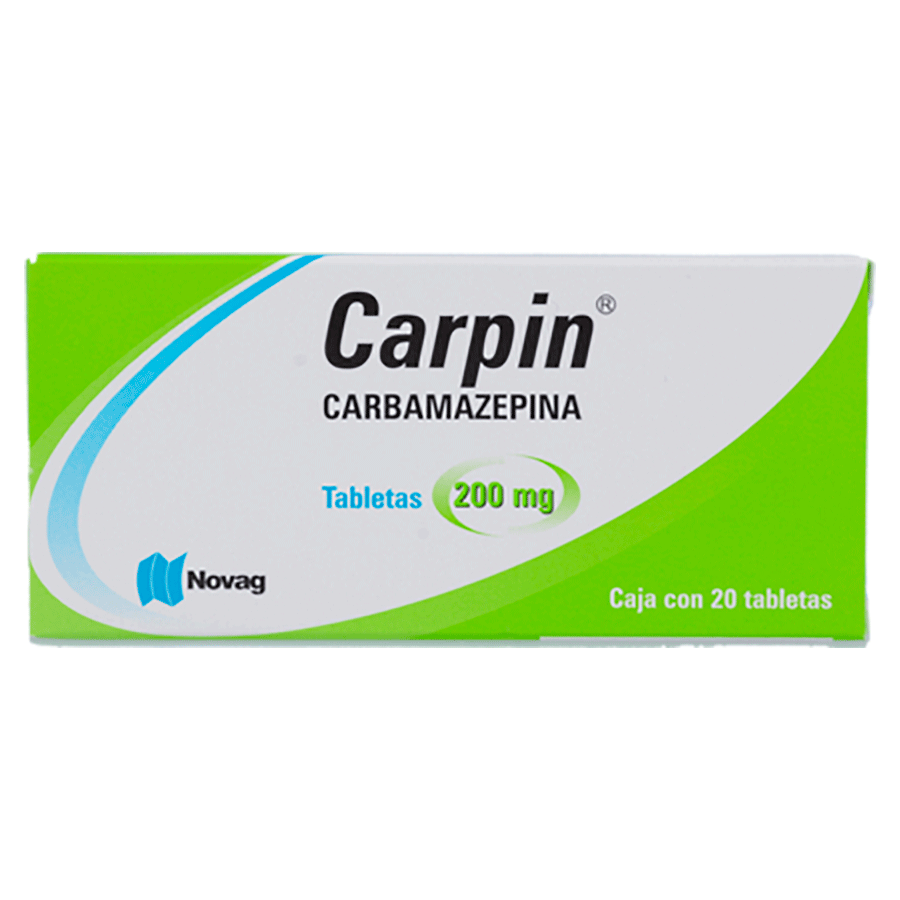 CARPIN (CARBAMAZEPINA 200MG) 20TABS