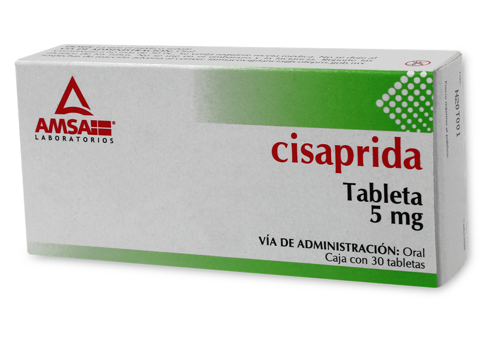 CISAPRIDA 30 TAB 5 MG