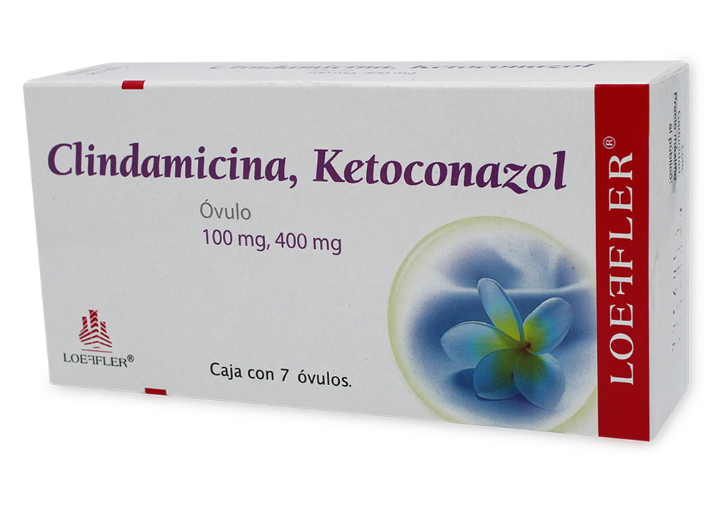 CLINDAMICINA KETOCONA 7 OVS 100/400 MG