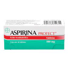 ASPIRINA PROTEC 28 TAB 100 MG
