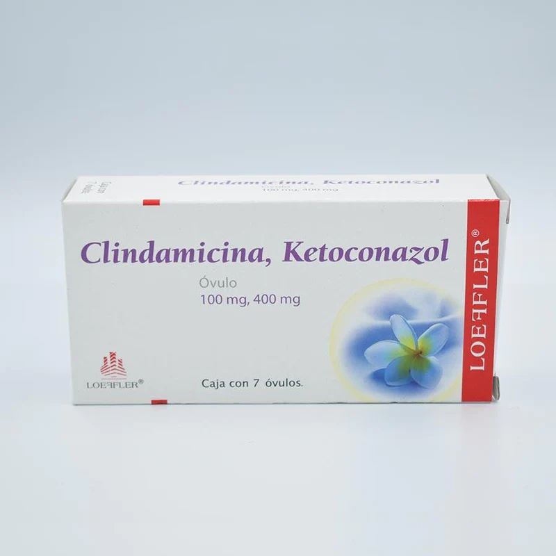 CLINDAMICINA KETOCONA 7 OVS 100/400 MG