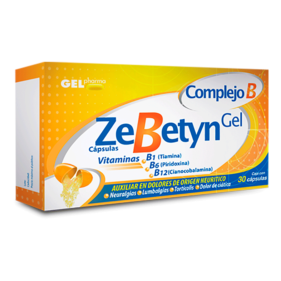 ZEBETYN GEL (COMPLEJO B) 30CAPS
