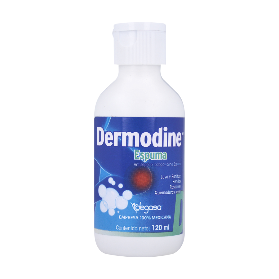 DERMODINE ESPUMA 120ML SOL