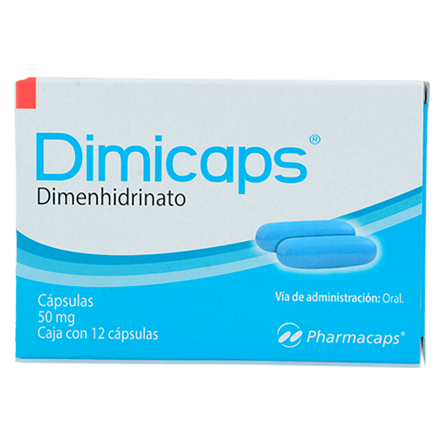 DIMICAPS (DIMENHIDRINATO 50MG) 12CAPS
