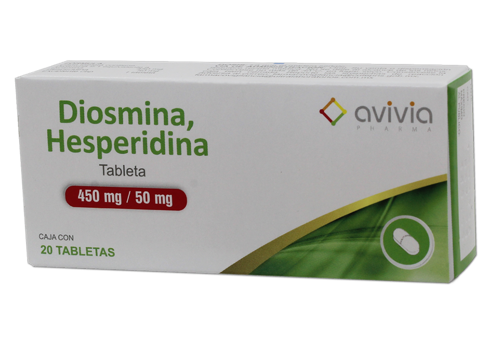 DIOSMINA/HESPERIDINA 20 TAB 450/50 MG