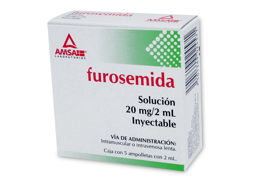 FUROSEMIDA 5 AMP 20MG/2 ML