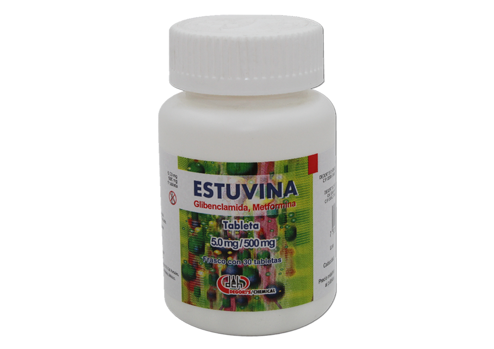 ESTUVINA 30 TAB 500/5 MG