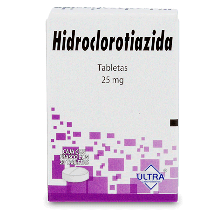 HIDROCLOROTIAZIDA 25MG (TOP-K) 20TABS