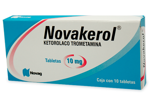 NOVAKEROL (KETOROLACO 10MG) 10TABS
