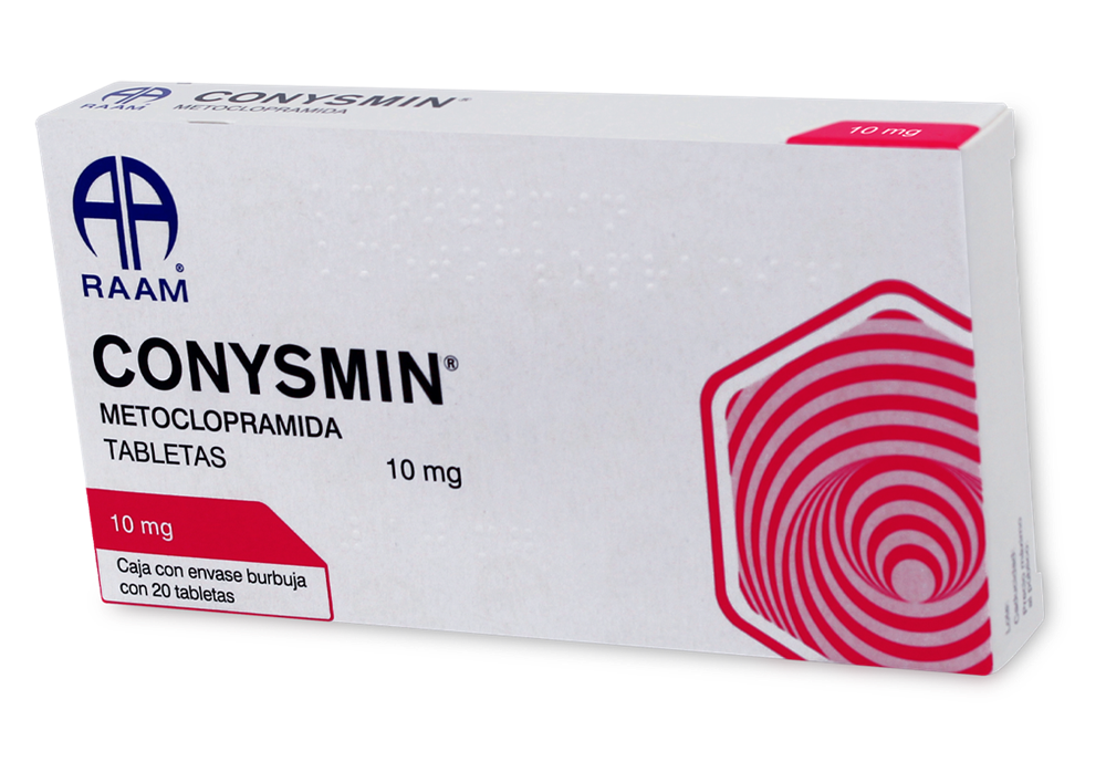 CONYSMIN 20 TAB 10 MG METOCLOPRAMIDA