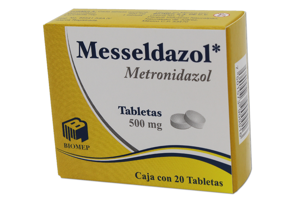 MESSELDAZOL 20 TAB 500 MG METRONIDAZOL