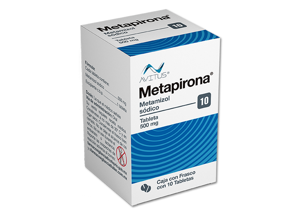 METAPIRONA 10 TAB 500 MG METAMIZOL SODICO