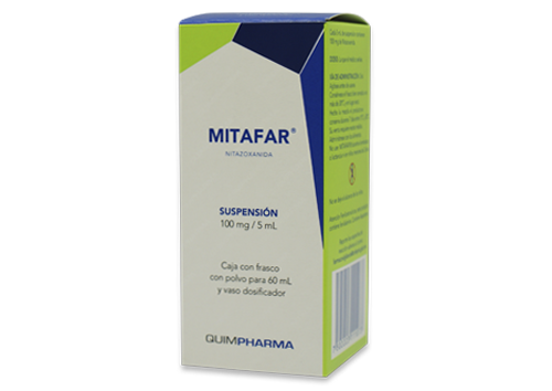 MITAFAR 1 SUSP 100MG/5/60 ML NITAZOXANIDA