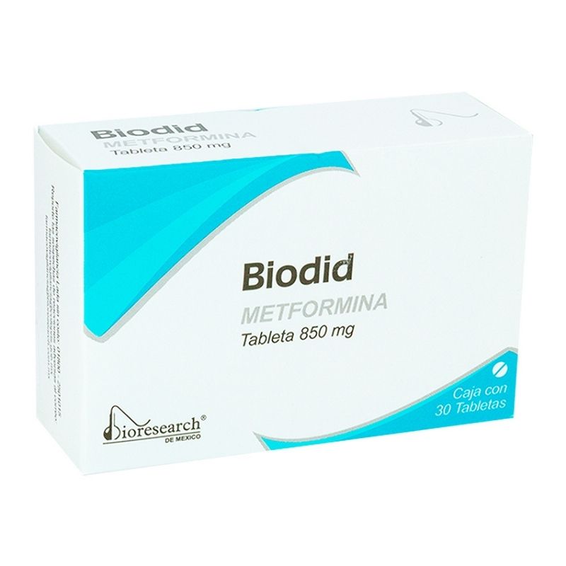 METFORMINA 850MG (BIODID) 30TABS