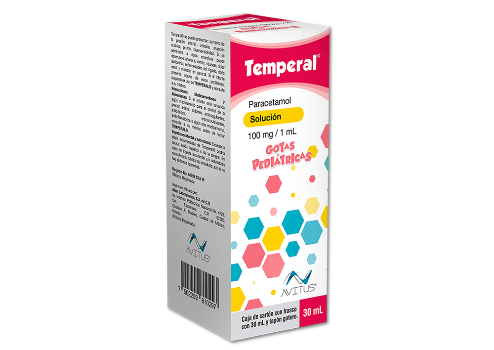 TEMPERAL 1 GOT 100MG/1/30 ML PARACETAMOL