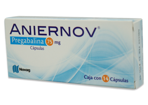 ANIERNOV 14 CAPS 75 MG PREGABALINA