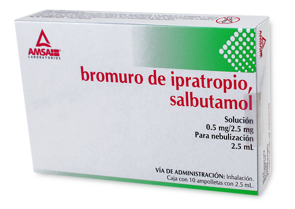 IPRATROPIO/SALBU 10 AMP .5/2.5 MG 2.5 ML BROMURO DE IPRATROPIO;SALBUTAMOL