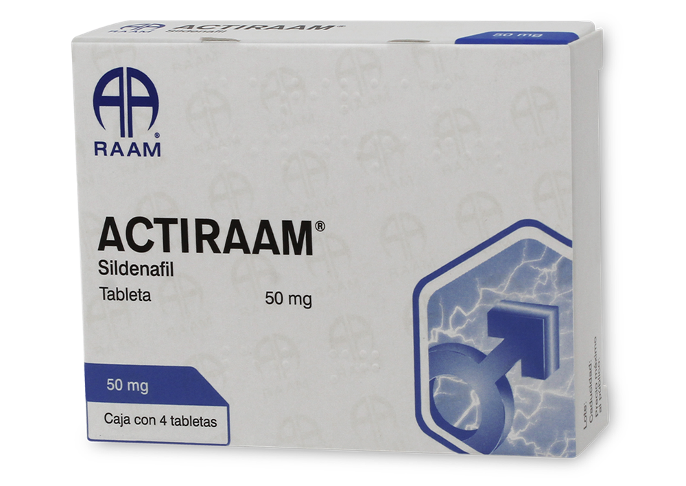 ACTIRAAM 4 TAB 50 MG SILDENAFIL