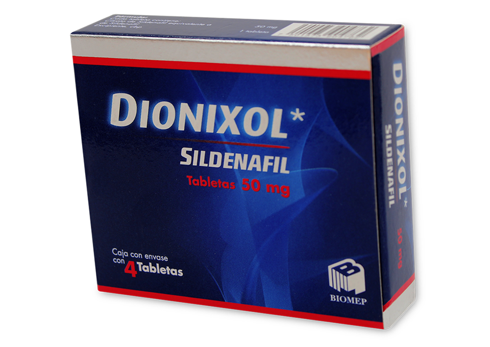 DIONIXOL 4 TAB 50 MG SILDENAFIL