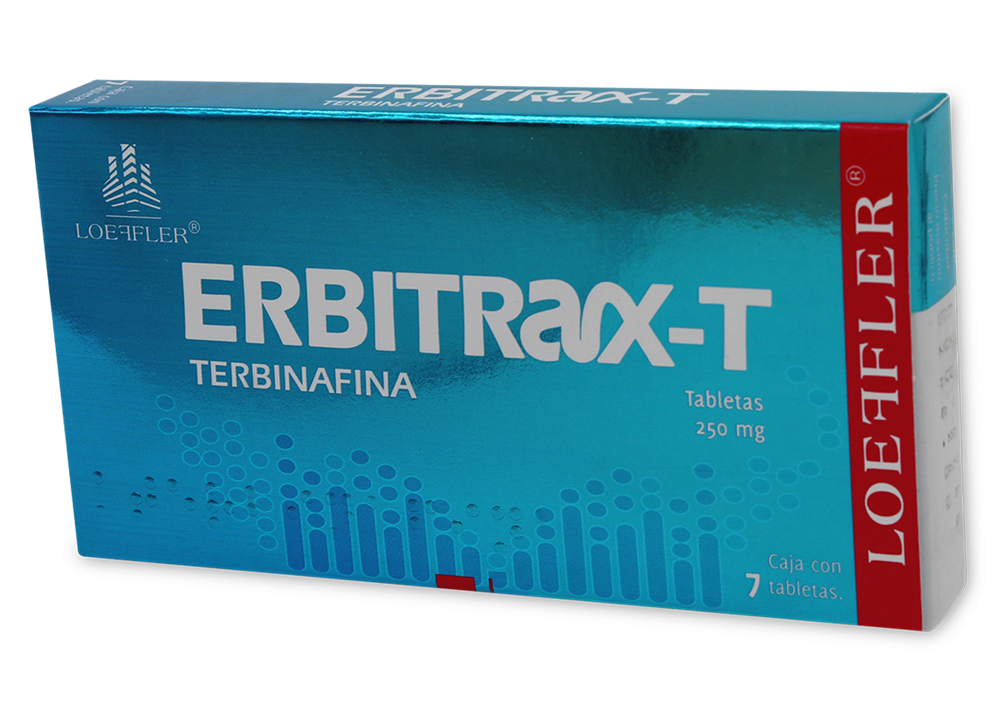 ERBITRAX-T 7 TAB 250 MG TERBINAFINA