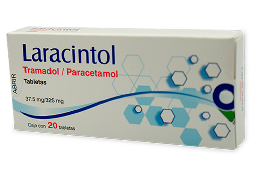 LARACINTOL 20 TAB 37.5 MG/325MG TRAMADOL;PARACETAMOL
