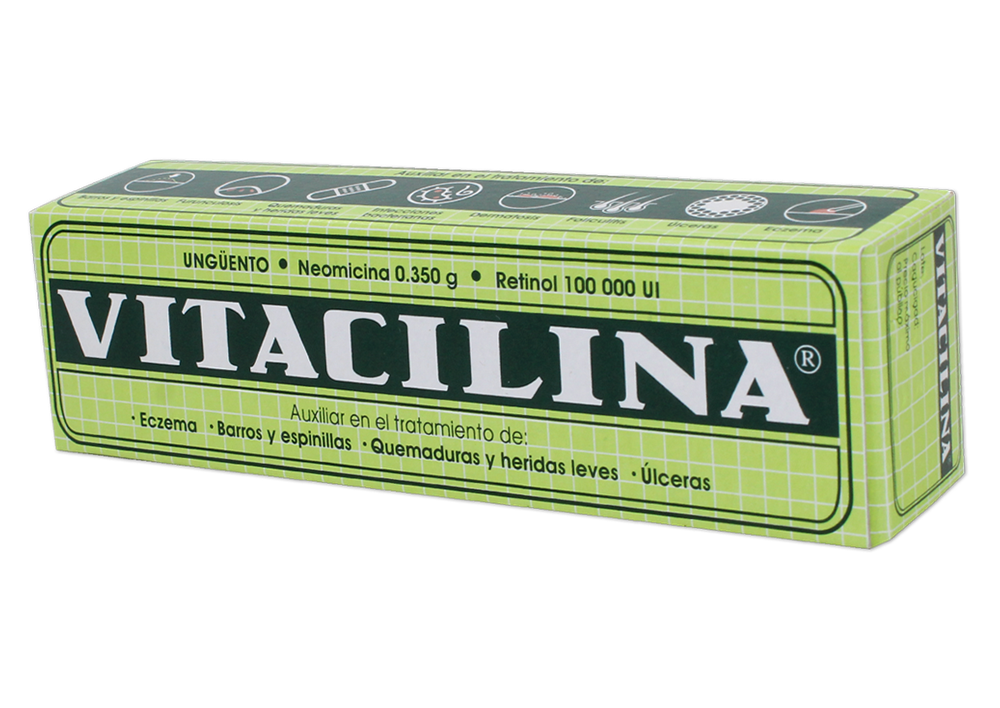 VITACILINA 16G 1 UNG .350/100000UI/100G SULFATO DE NEOMICINA;RETINOL