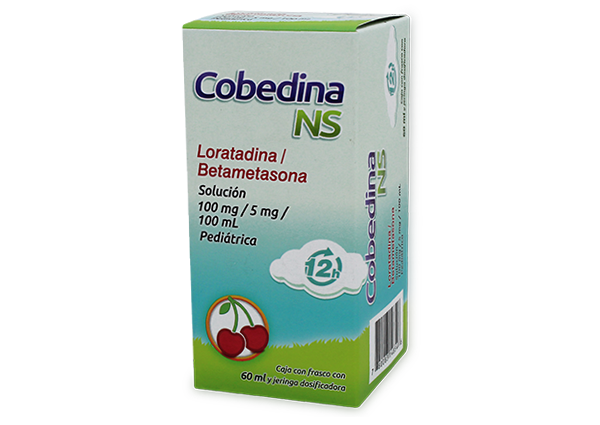 COBEDINA 1 SOL 5/100MG/100/60 ML BETAMETASONA;LORATADINA