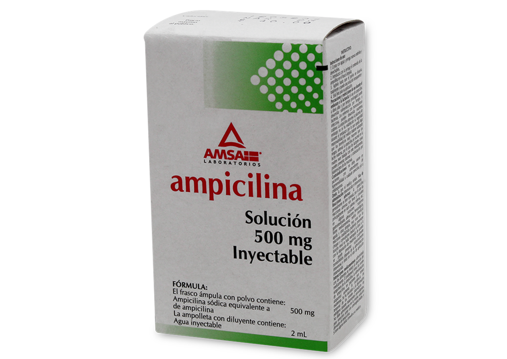 AMPICILINA 500MG/2ML (AMSAPEN) 1AMP SOL
