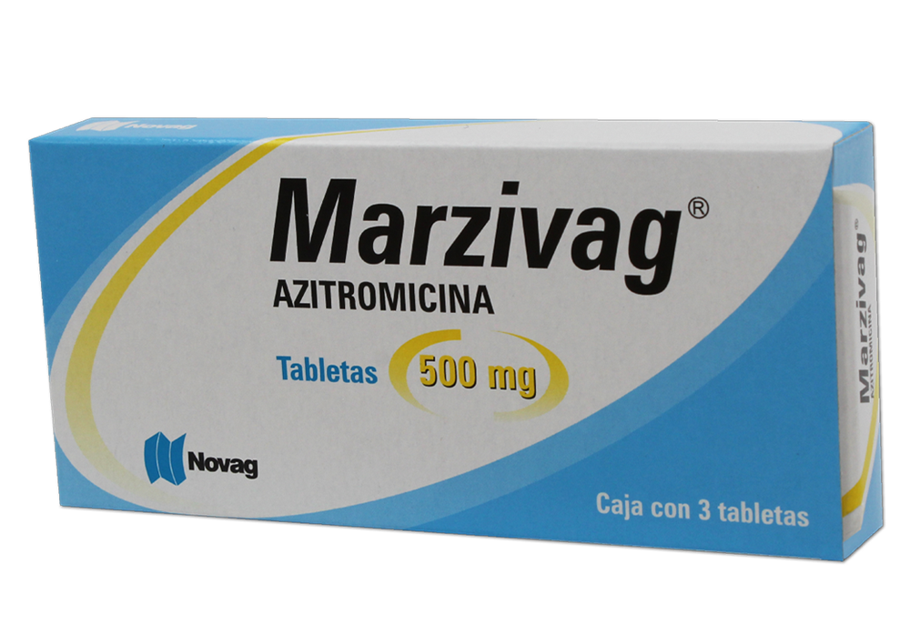 MARZIVAG 3 TAB 500 MG AZITROMICINA