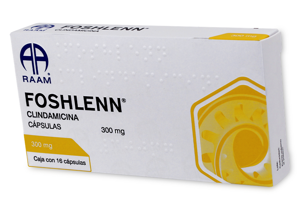 FOSHLENN 16 CAPS 300 MG CLINDAMICINA