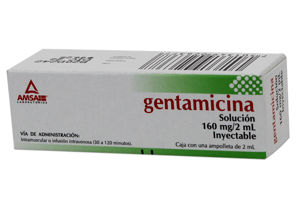 GENTAMICINA 1 AMP 160MG/2 ML