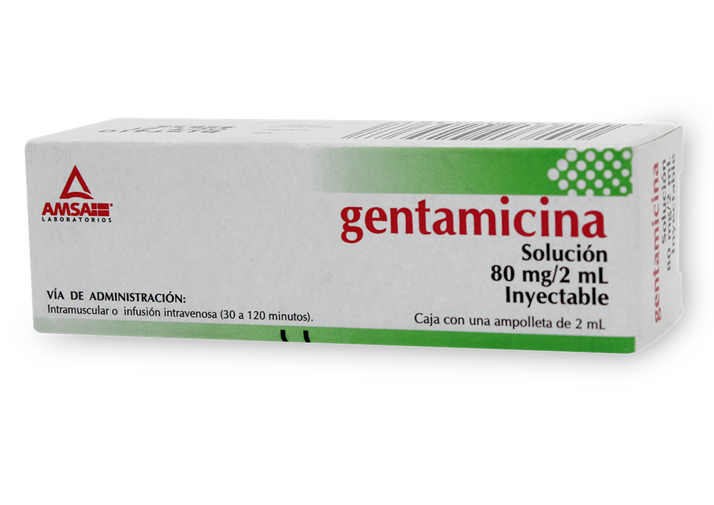 GENTAMICINA 1 AMP 80MG/2 ML