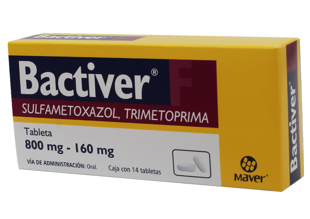 BACTIVER F 14 TAB 160/800 MG TRIMETOPRIMA;SULFAMETOXAZOL