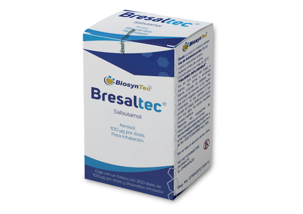 BRESALTEC 1 SUSP/AER 200 DOSIS/20 MG SALBUTAMOL