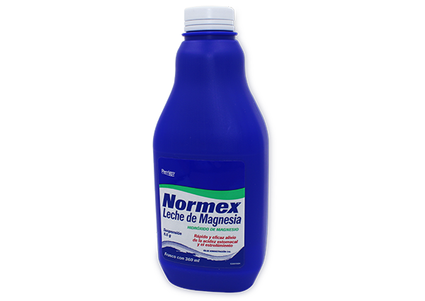 LECHE MAGNESIA NORMEX 1 SUSP 8.5G/360 ML HIDROXIDO DE MAGNESIO