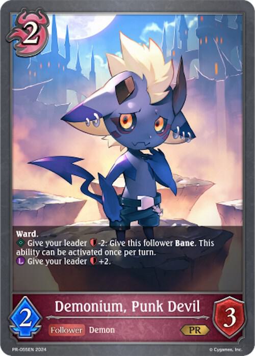 Demonium, Punk Devil (Spring Fest 2024) - Shadowverse: Evolve Promo Cards (SVPR)