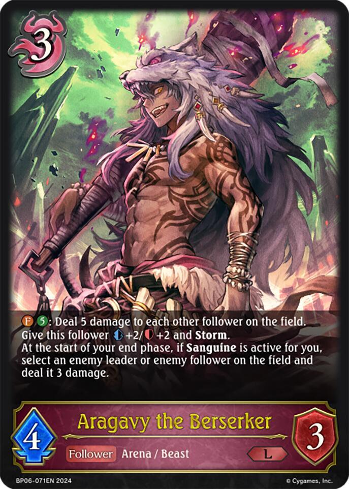 Aragavy the Berserker - BP06: Paragons of the Colosseum (BP06)