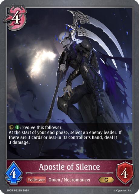 Apostle of Silence - P32EN (Foil) - BP05: Omens Eternal (BP05)