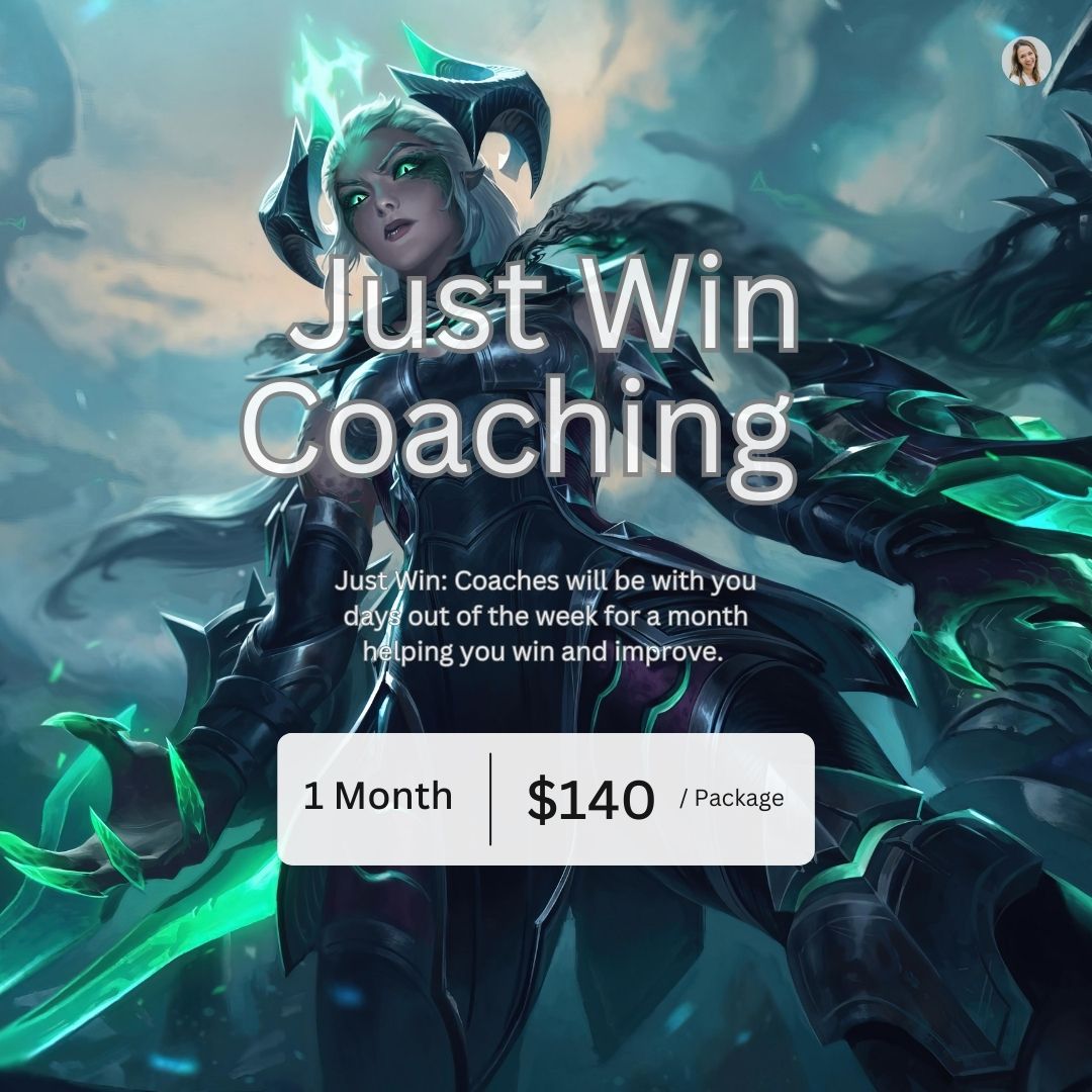 League Of Legends Coaching: Just Win Package 