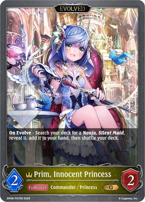 Prim, Innocent Princess (Evolved) - P07EN (Foil)