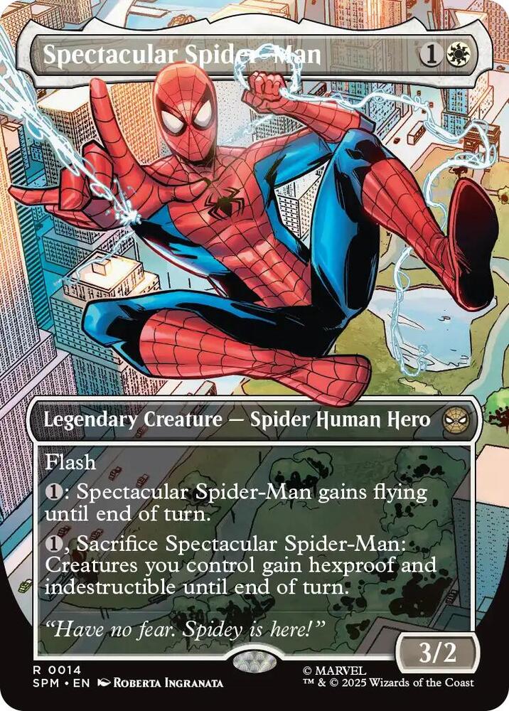 Spectacular Spider-Man Magic Card