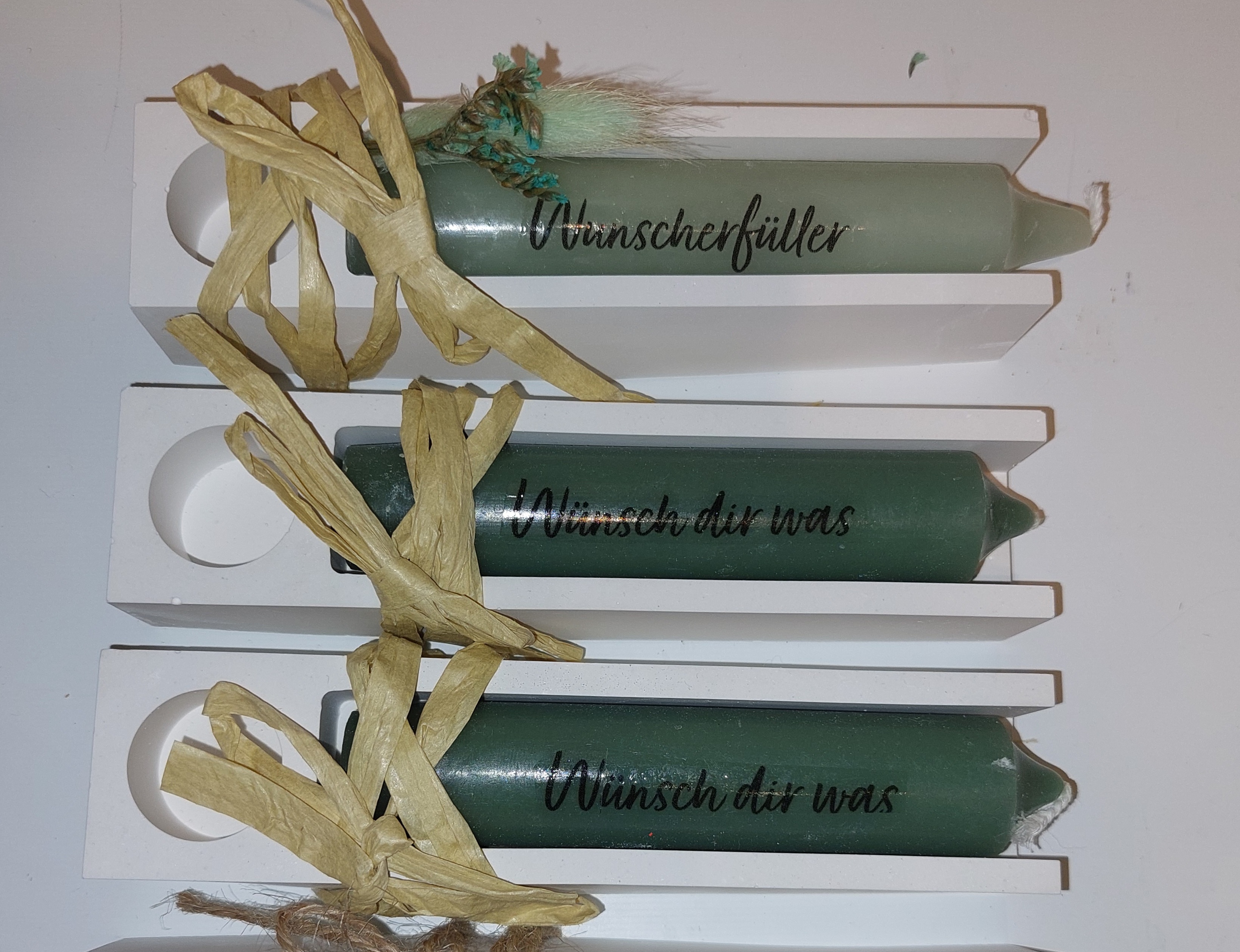 Kerzenboxen mit Kerzenhalter