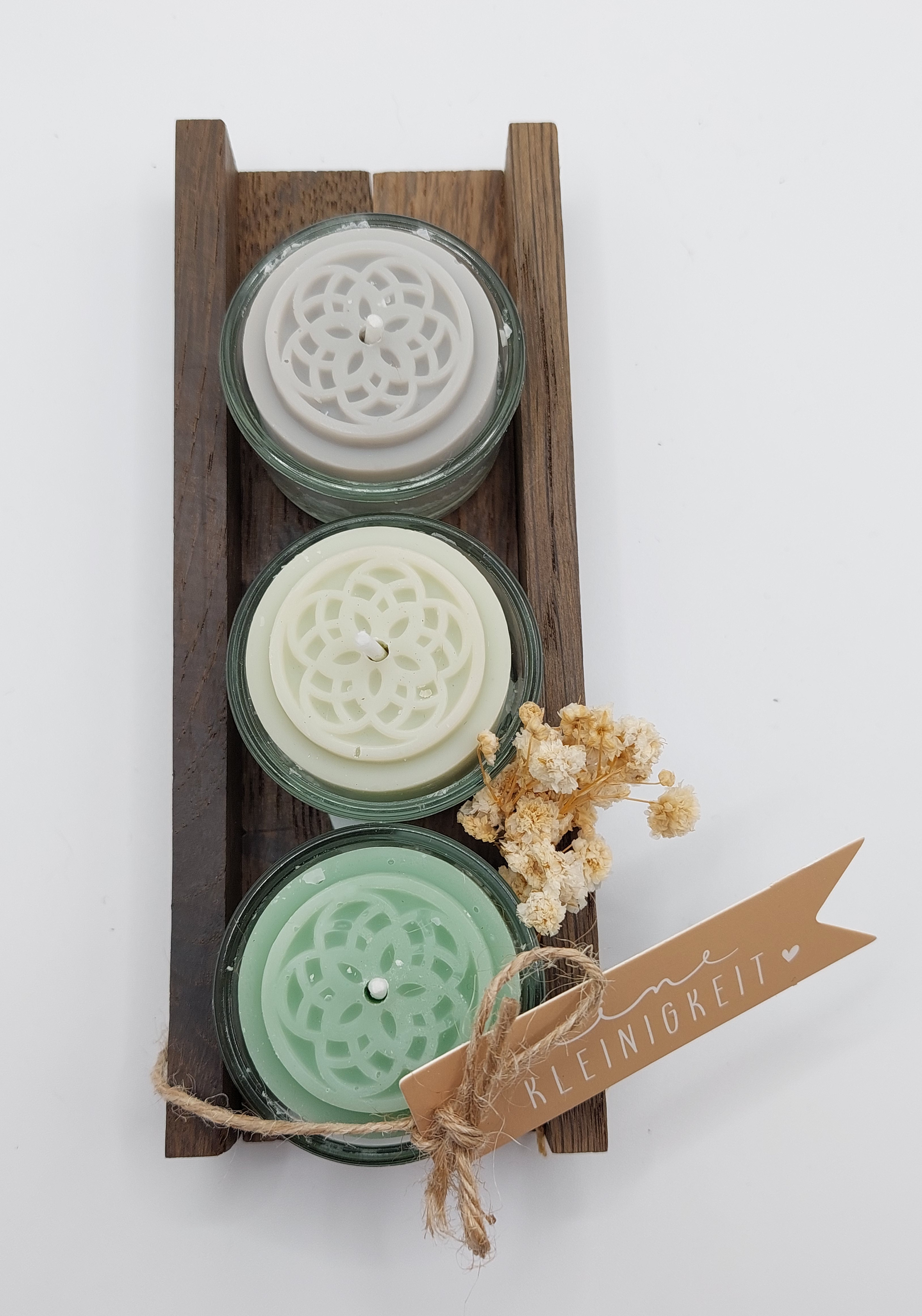 Dekoratives Teelichter-Set Mandala