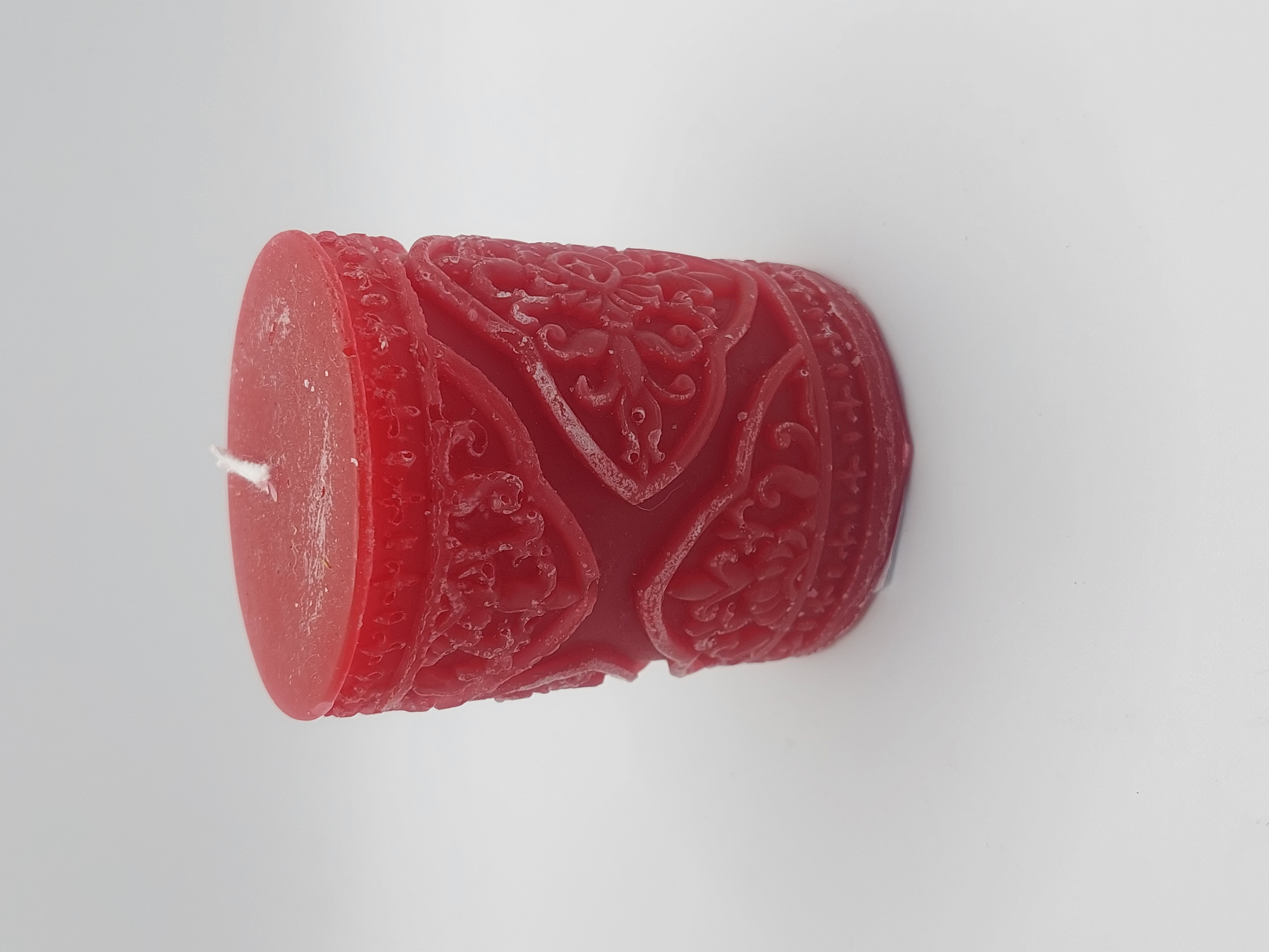 Dekorative rote Kerze