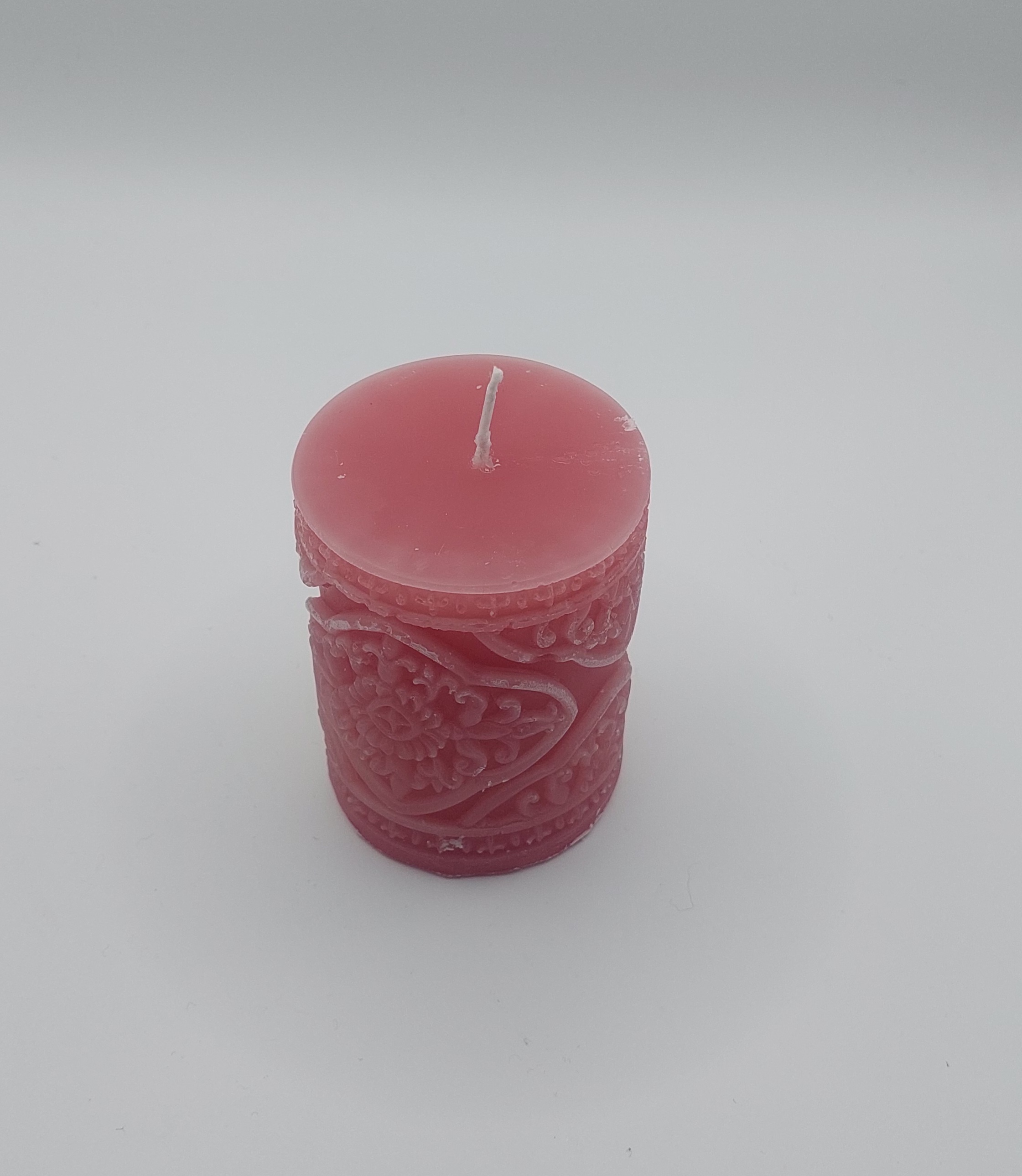 Dekorative rose Kerze
