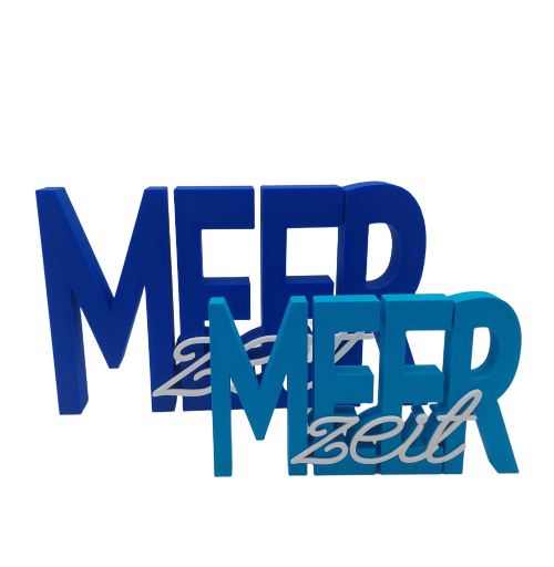 Deko-Schriftzug 'MEERzeit'
