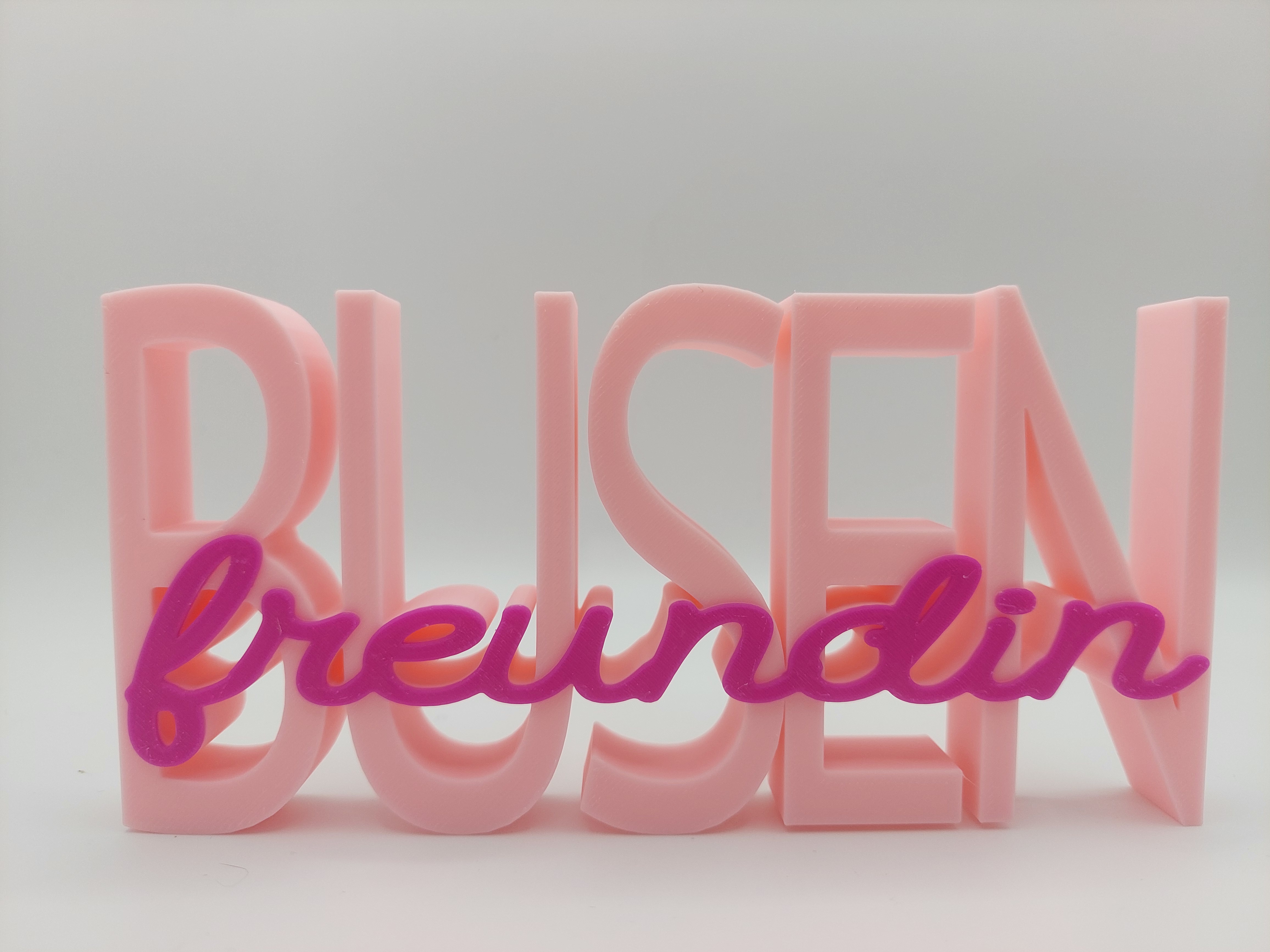 BUSENfreundin Schriftzug